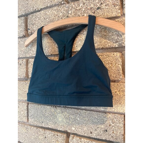 Lululemon Black Racerback Sports Bra Size S - Picture 2 of 5